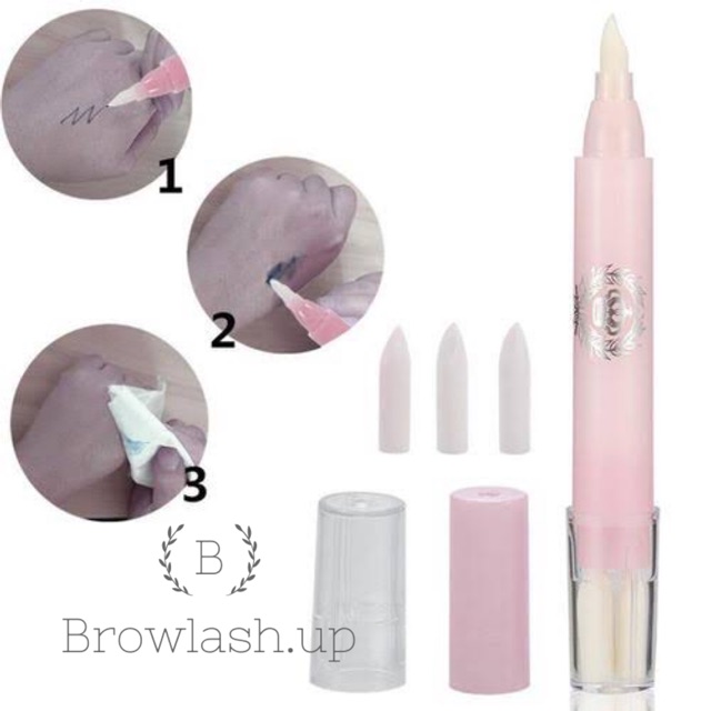 Magic eraser skin remover pen penghapus tinta sulam alis tatto tato