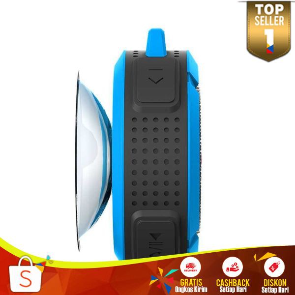 Mini Outdoor Bluetooth ke Aukey Speaker Waterproof Suara Besar Perlengkapan Olahraga Hiking Camping