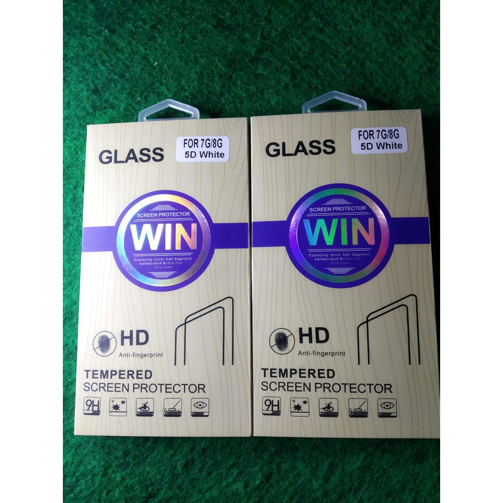 Tempered Glass WIN 5D iPhone 7 &amp; 8 Full Cover HD Anti Fingerprint 9H