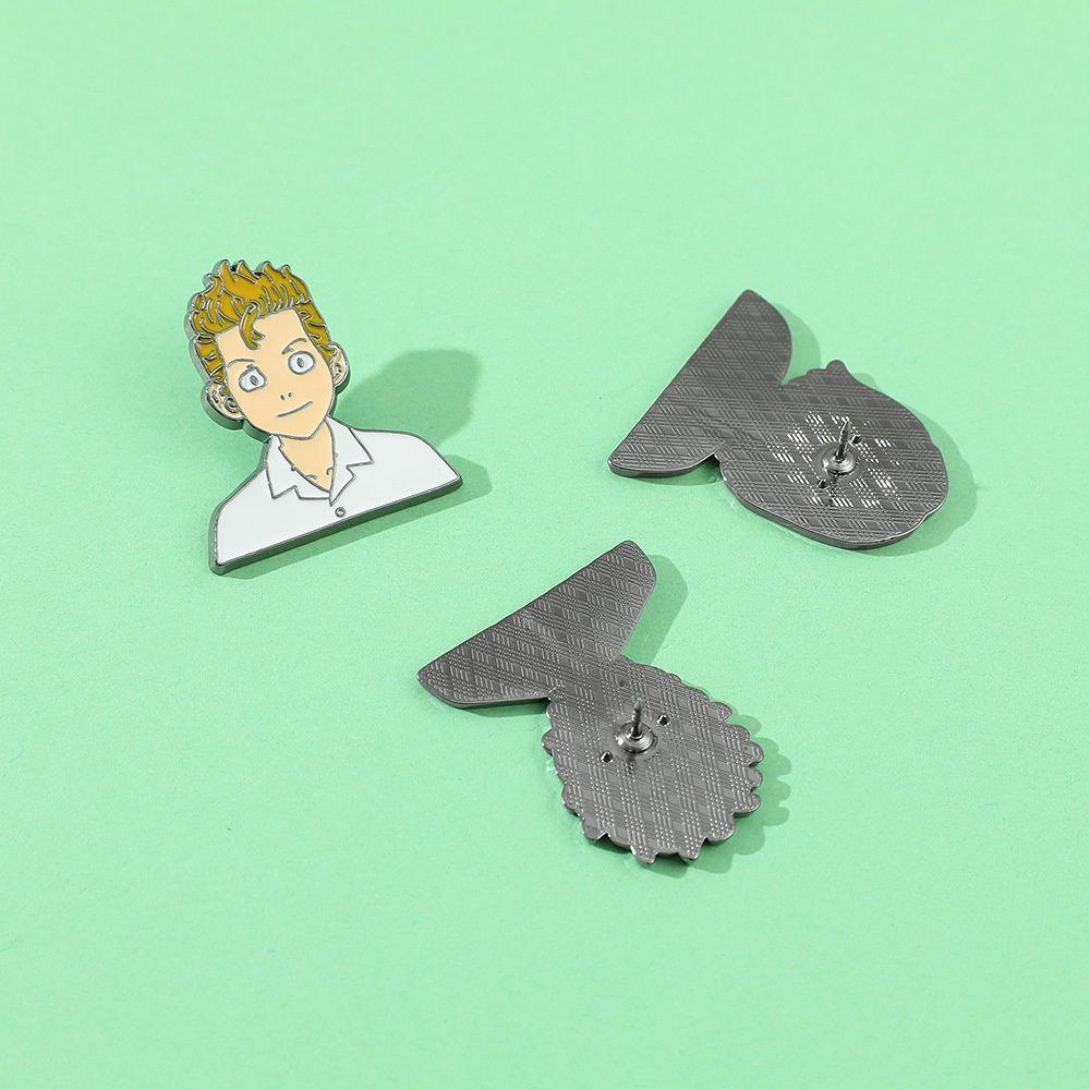 Lanfy Tokyo Revengers Bros Perhiasan Kartun Cartoon Lencana Pin Hanagaki Takemichi Bros Pin Aksesoris Koleksi Souvenir Bros Anime