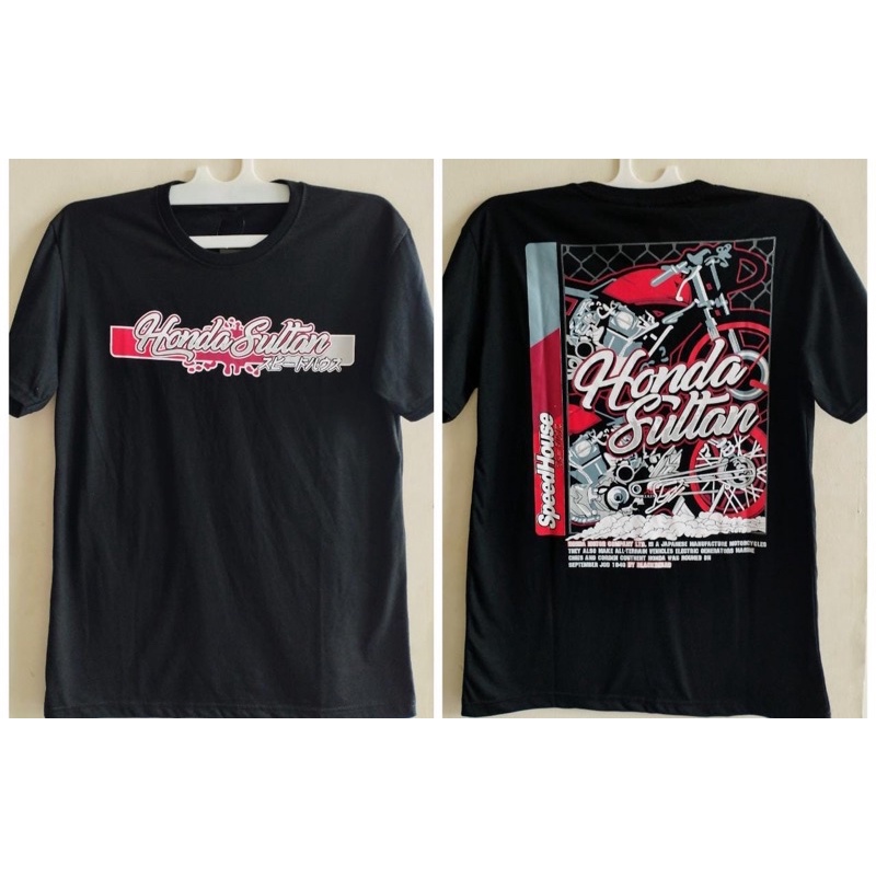 kaos motor honda sultan hitam