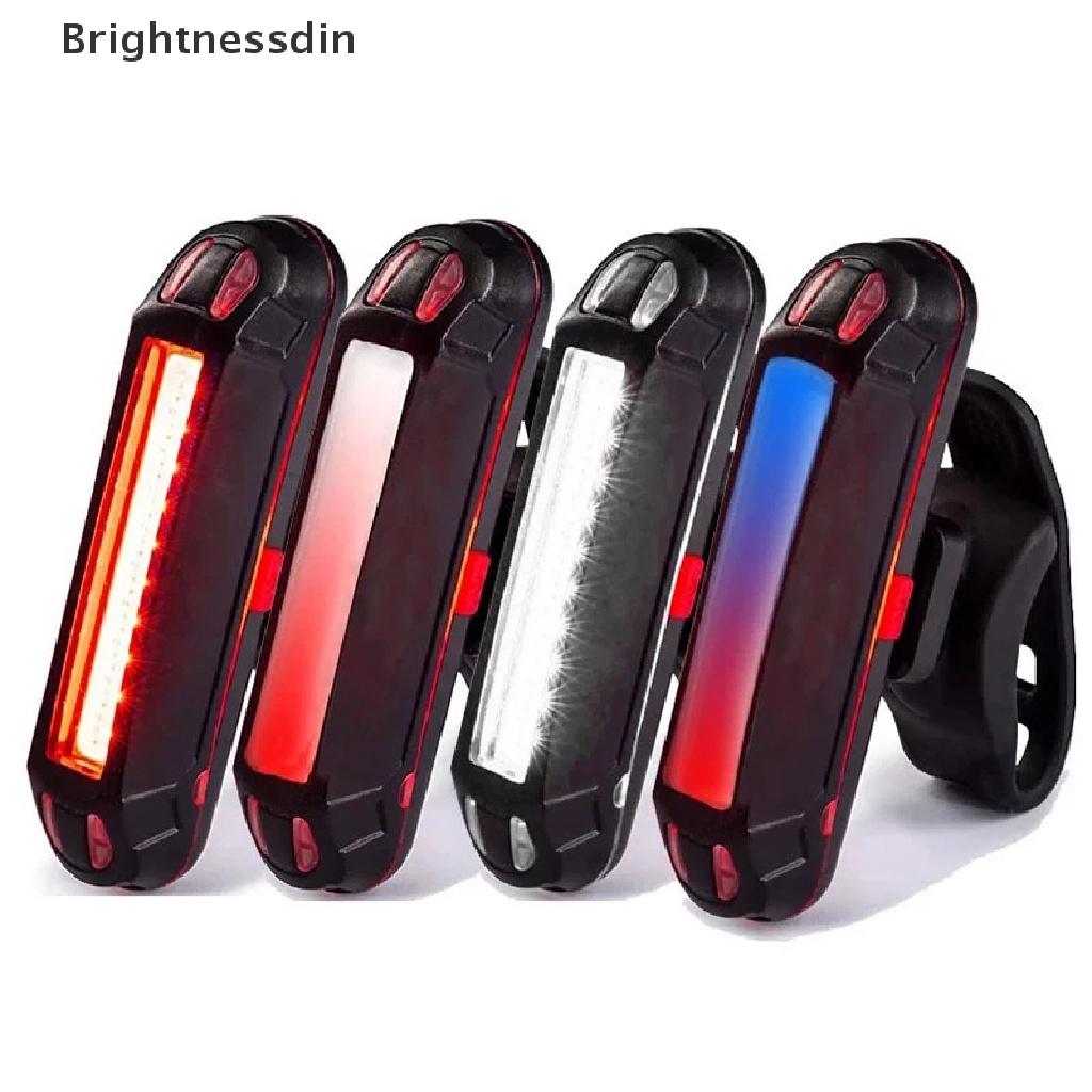 Lampu Belakang Sepeda 5 led Usb Rechargeable