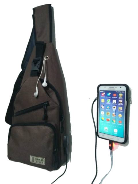 Promo..!! TAS USB Selempang sling bag tas pungung