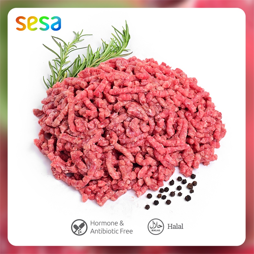 Grass Fed Daging Sapi Cincang/ Giling Beku Halal 500 g