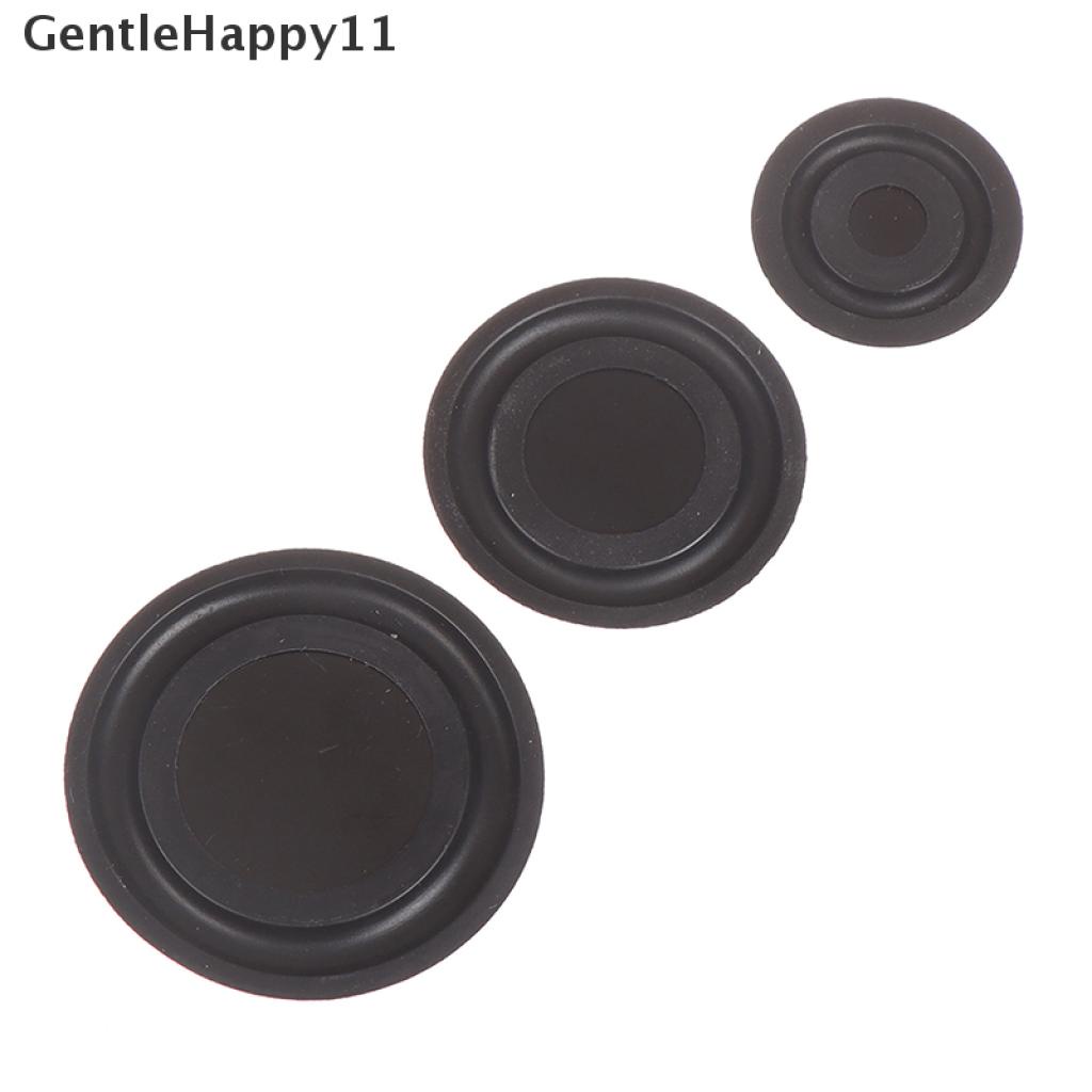 Gentlehappy 2Pcs Plat Membran Getar Pasif Bahan Karet Ukuran 30MM 40MM 50MM Untuk Radiator Bass