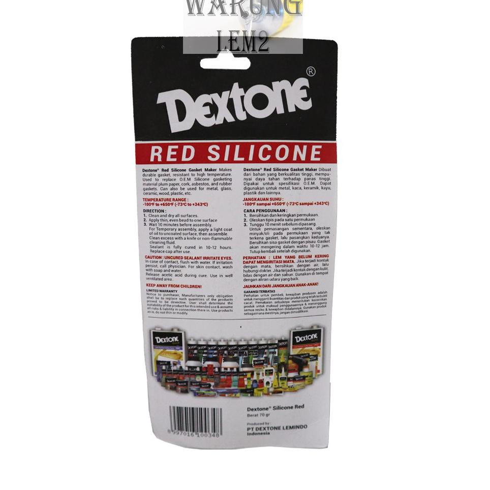 

Ii8> LEM PAKING DEXTON SILICONE RED LEM MERAH(new Model)iO3>