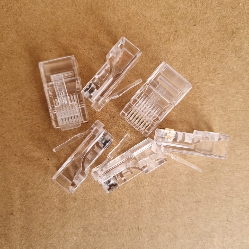 Konektor Rj45 Spectra Utp Cat5e Rj 45 100Pcs