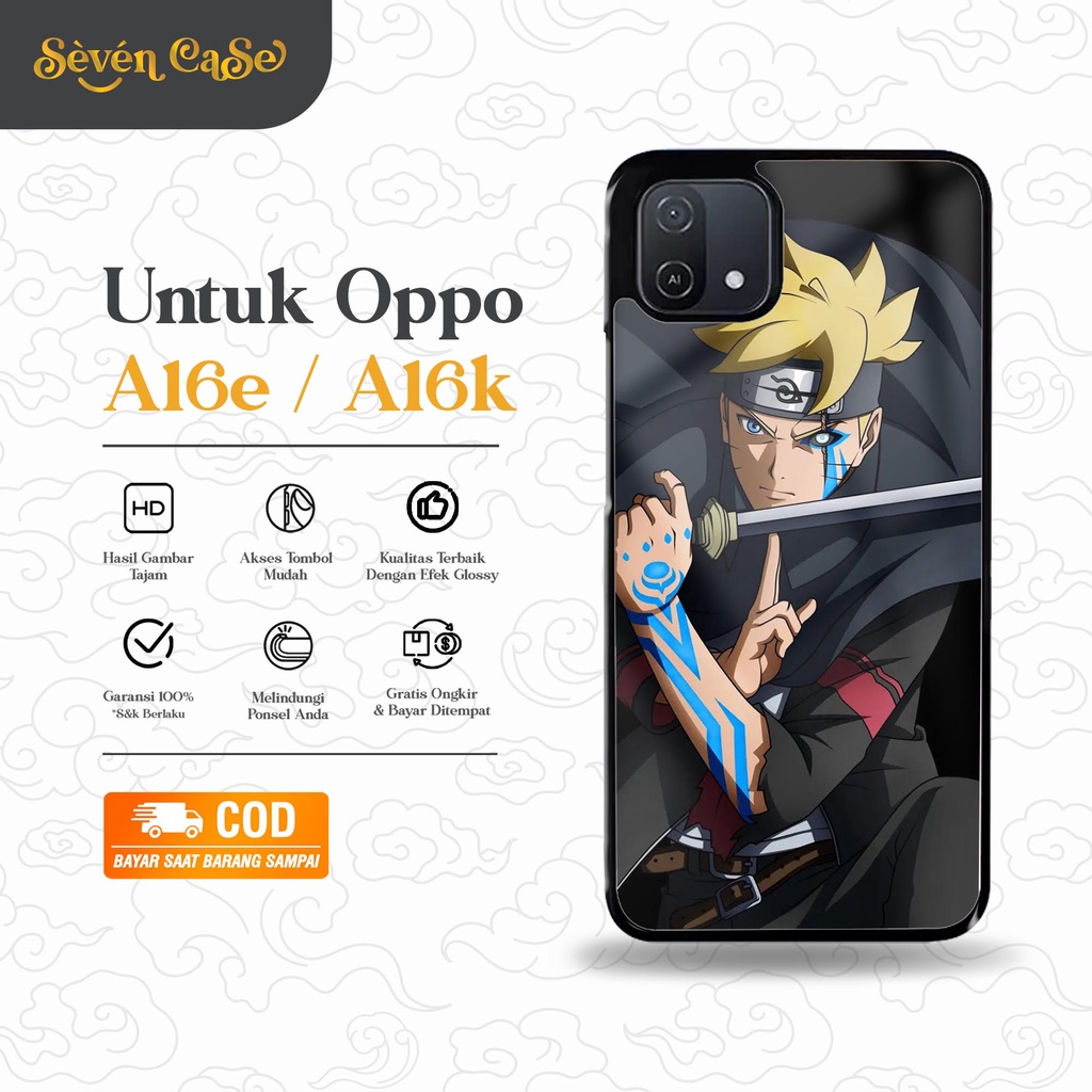 Case OPPO A16K/A16E - Casing OPPO A16K/A16E [ ANIME NARUTO ] Silikon OPPO A16K/A16E - Case Hp - Case