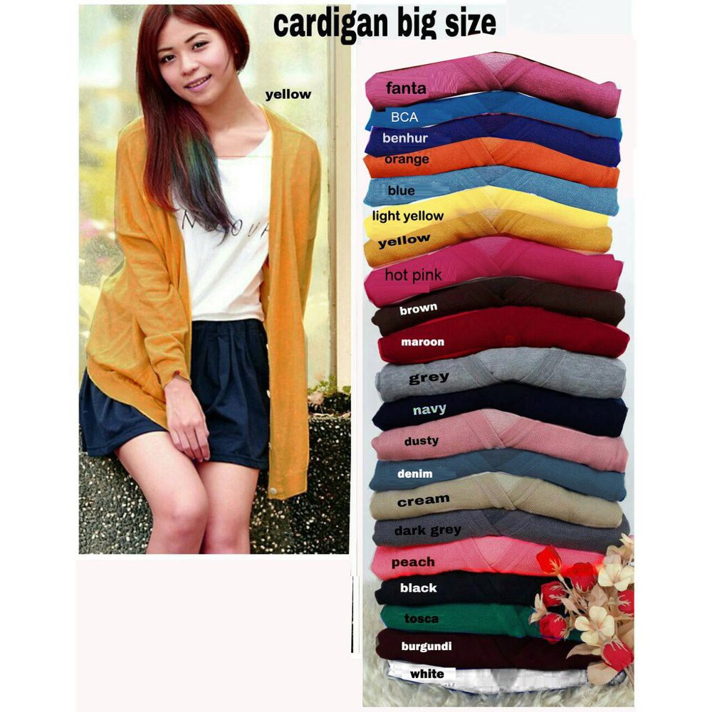 Jual Cardigan kardigan blazer rajut jumbo bigsize fit to xl xxl xxxl xxxxl Diskon