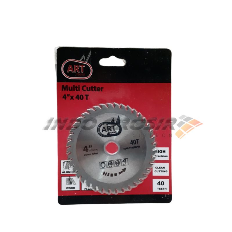 ART Mata Gerinda MultiCutter Gergaji Kayu Plastik Alumunium 4&quot; X 40T Mata Gerinda Circular Saw Blade 4 Inch Multi Cutter