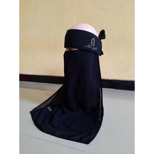 niqab poni terompah alnoor niqob