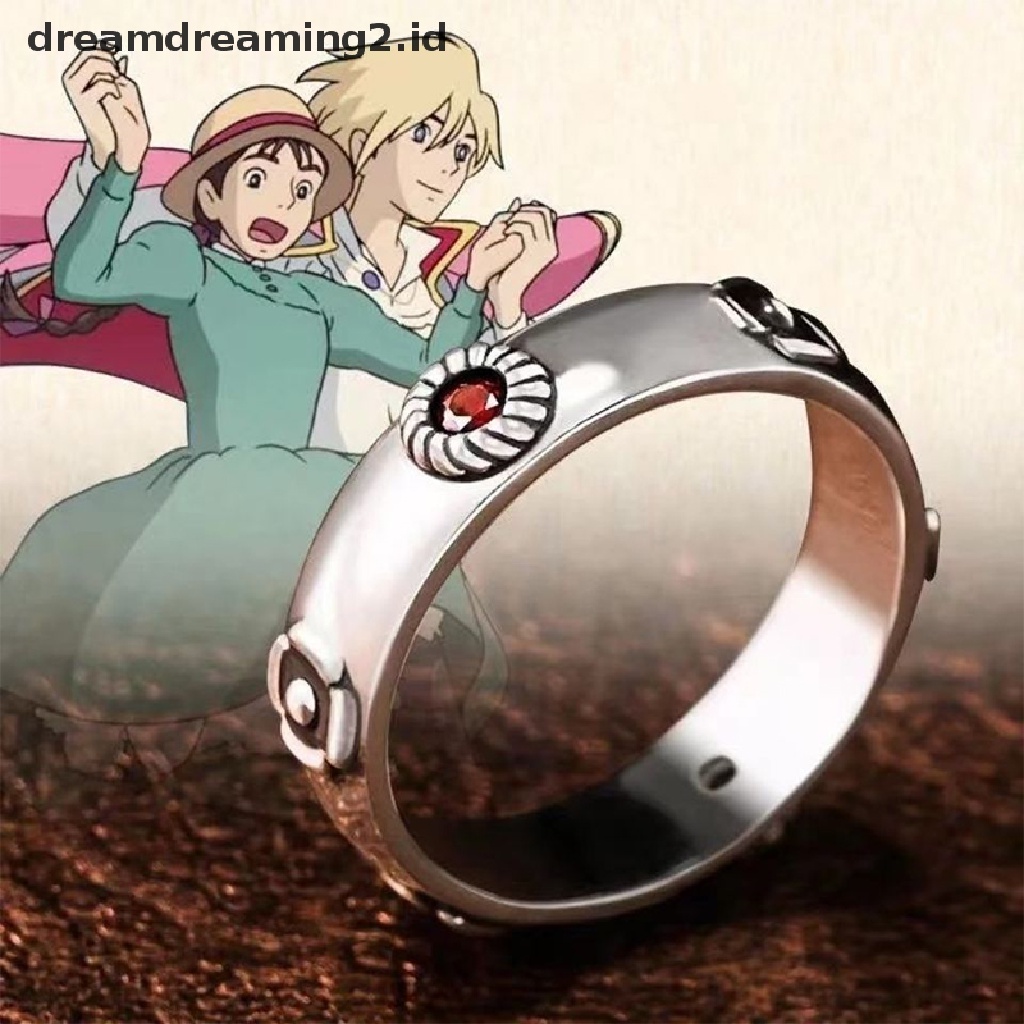 Cincin Hauru Sophie Bentuk Kastil Howl 's Moving Untuk Cosplay / Hadiah Ulang Tahun