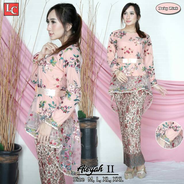 Setelan tunik Aisyah (tunik+rok plisket)