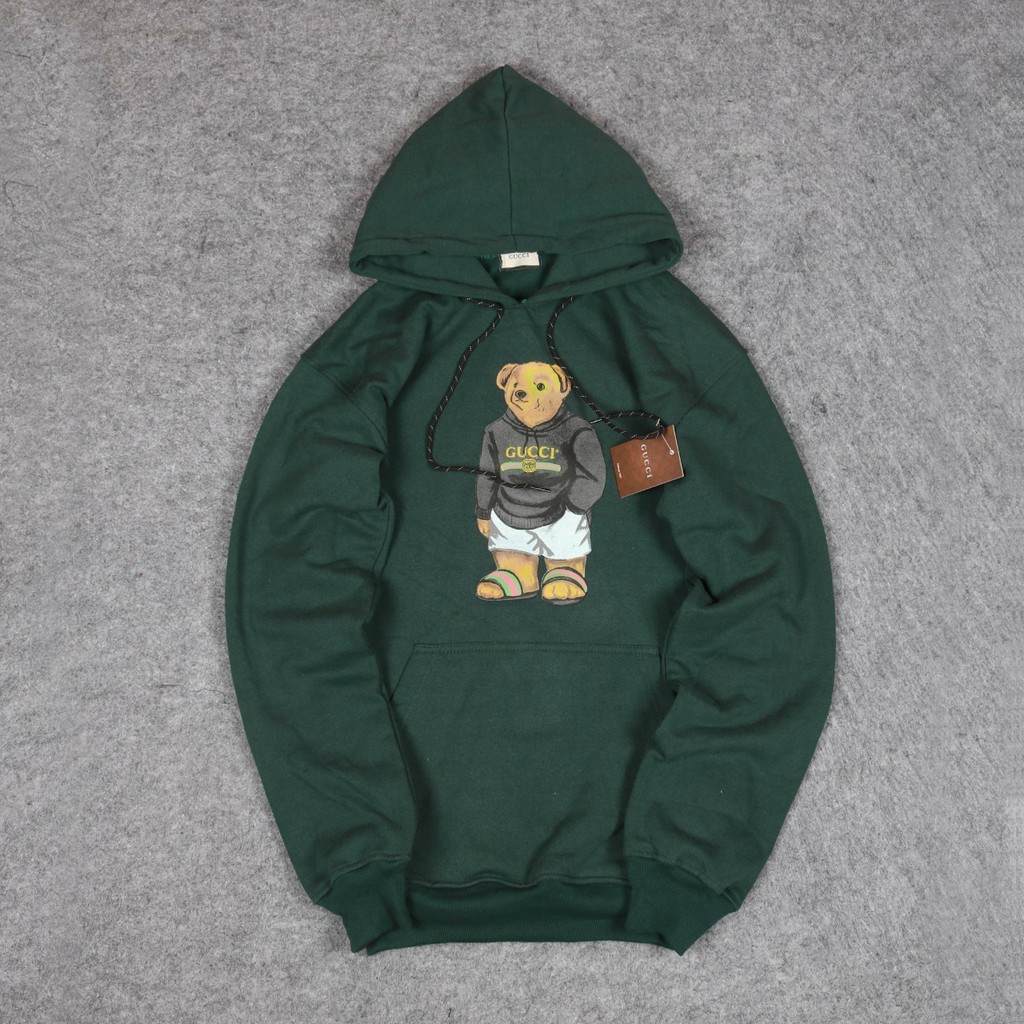 Jaket Sweater Hoodie GCC BEAR – Green Edition Trendy Casual Unisex Good Brand Quality Stylish