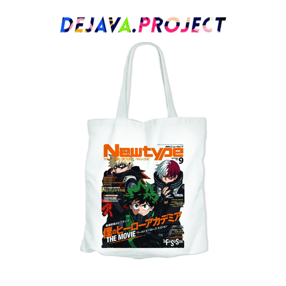 TOTEBAG ORIGINAL DEJAVA KUALITAS TOTEBAG  KANVAS TERBAIK ANIME MY HERO ACADEMIA KEREN TERBARU 2022