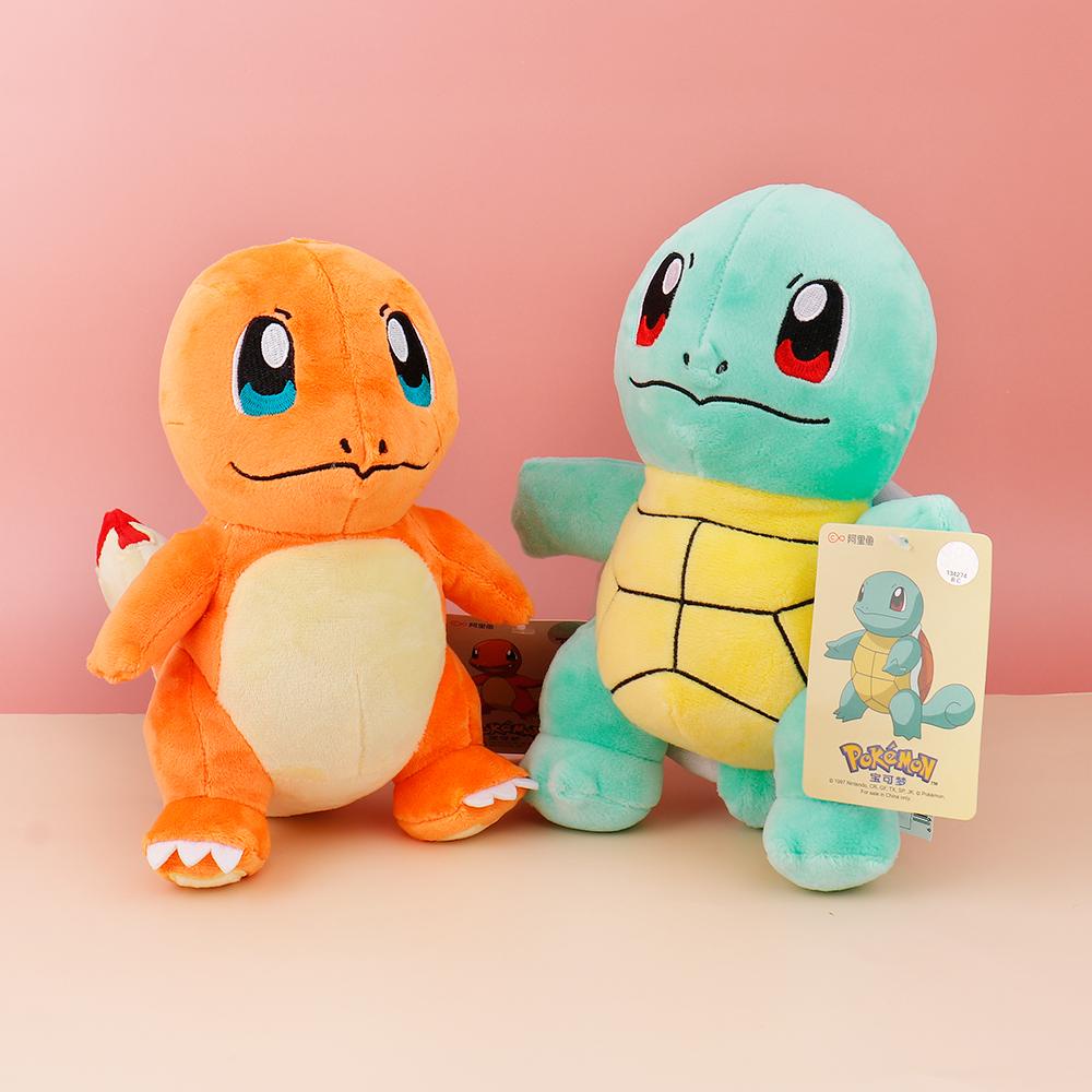 Timekey Mainan Boneka Stuffed Plush Pikachu Pokemon 15-25cm Dengan Topi Charizard Untuk Hadiah Natal / Ulang Tahun / Valentine L2N2