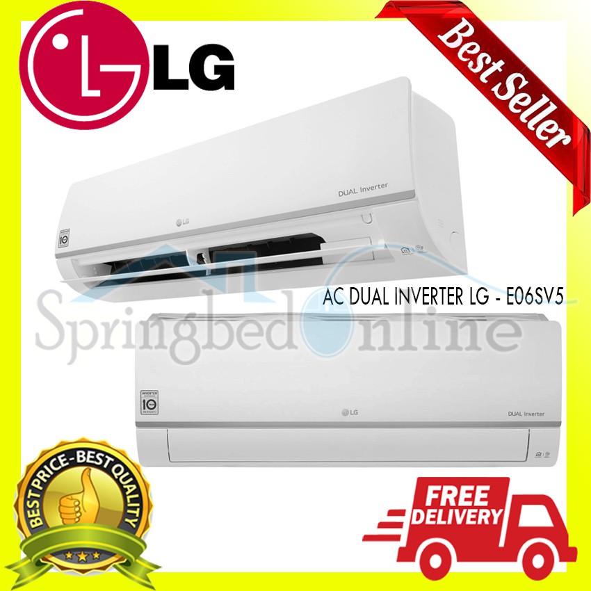 AC DUAL INVERTER SPLT 0.5PK - LG Smart Ionizer E06SV5