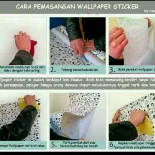  grosir wallpaper sticker dinding  murah wallpaper  kamar 