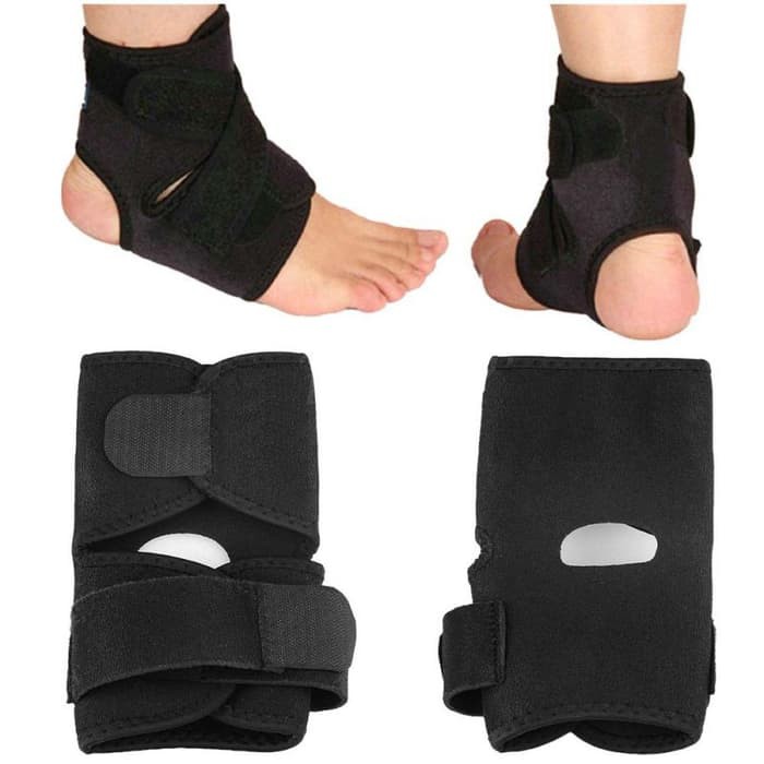 Sport Ankle Foot Ankle Support Elastic Brace Guard Football Basketball Kualitas Orignal & Terbaik