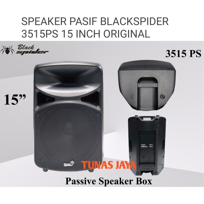 SPEAKER BLACK SPIDER 3515PS