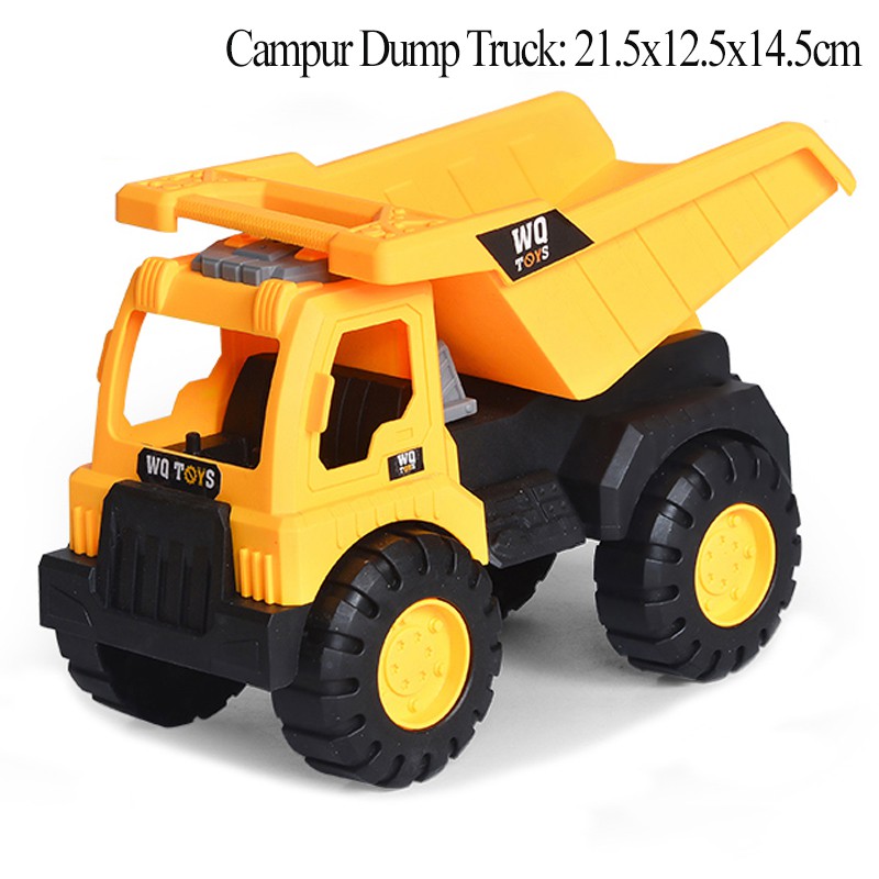 Truk Mainan Bulldozer Sandpit Truk Konstruksi Excavator Anak-anak Hadiah Mainan Anak Laki-Laki-Campuran Truk jungki