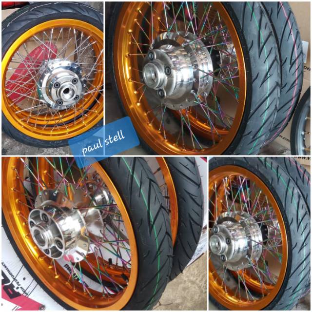 Velg tiger revo komplit PNP ukuran 17