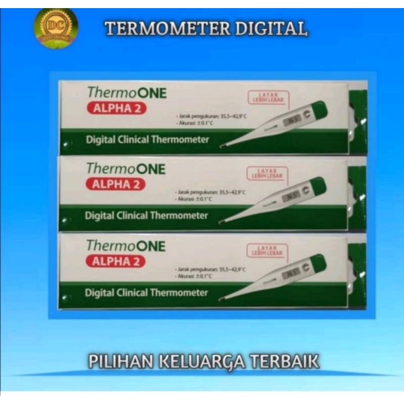 Thermometer digital pengukur suhu tubuh