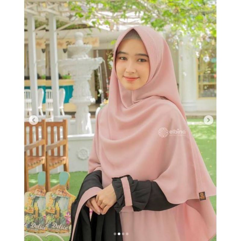 Elbina Set (Gamis + Hijab + Outher) 3 in 1