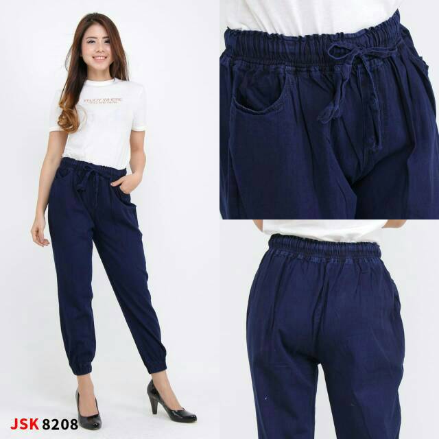  Celana  Joger Jeans  Wanita  Denim Cewek JSK JEANS  Shopee 