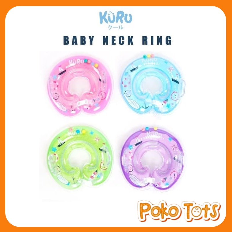 Kuru Baby Inflatable Neck Ring Pelampung Renang Ban Leher Bayi