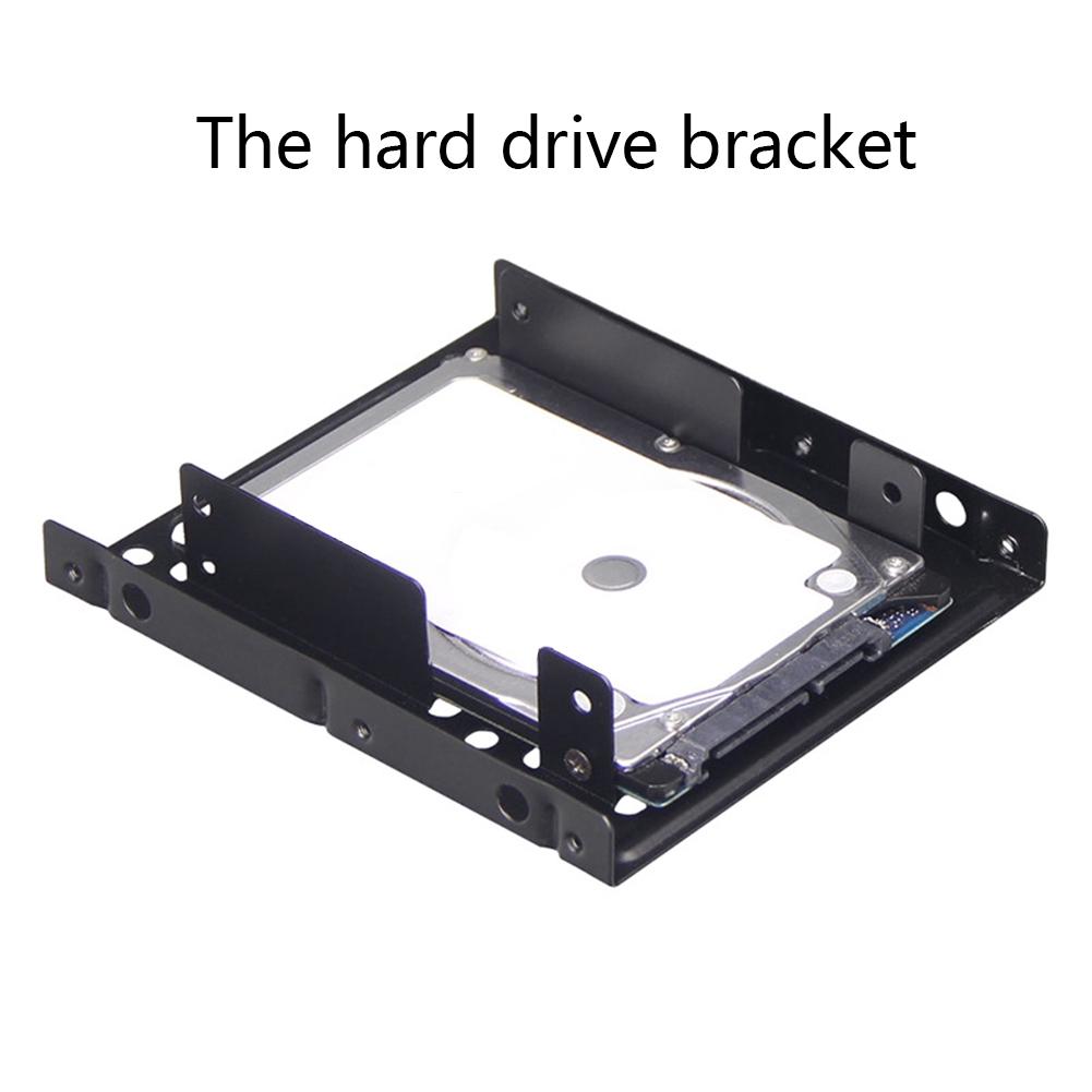 Dual 2 5 Ssd Sata Hdd To 3 5 Mount Adapter Hard Drive Bracket For Pc Computer Case Parts Accessories Computer Case Accessories