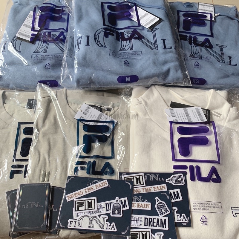[ READY STOCK ] OFFICIAL FILA ON BTS HOODIE TSHIRT SWEETSHIRT JIMIN SUGA