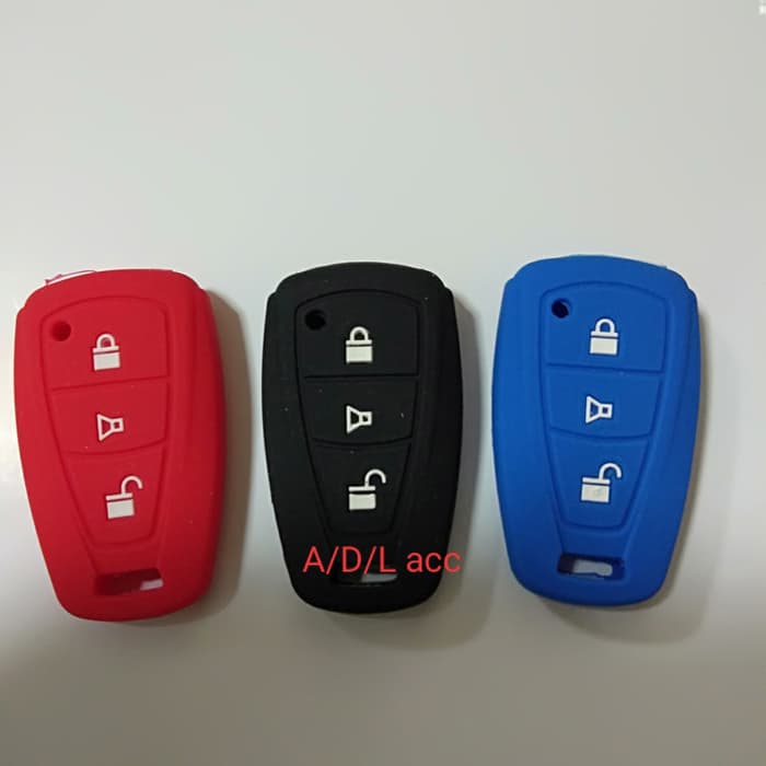 silicon SILIKON KONDOM sarung kunci remote mobil daihatsu AYLA WARNA MERAH HITAM BIRU