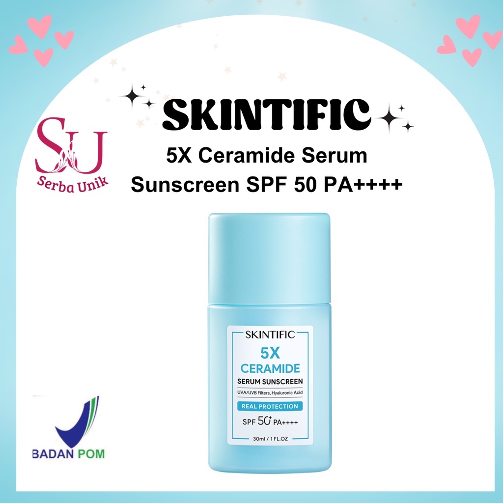 Skintific 5X Ceramide Serum Sunscreen SPF50 PA++++ 30ml