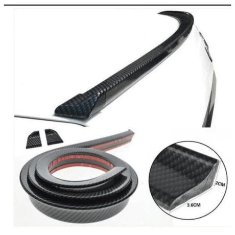 Ducktail Spoiler Mobil Vios Gen 2 Carbon Lis Bagasi Belakang Mobil