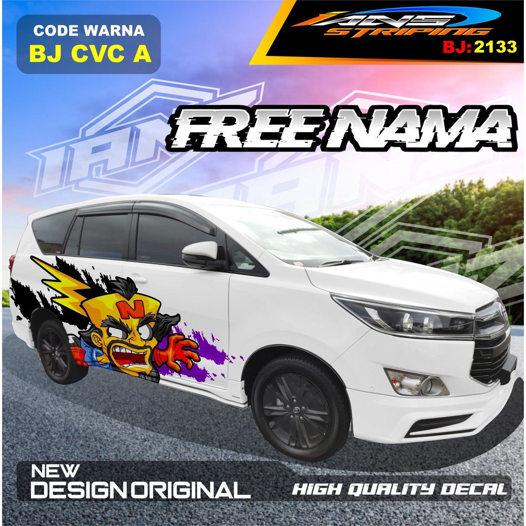 VARIASI MOBIL INNOVA REBORN / VARIASI STICKER MOBIL AVANZA  / STIKER MOBIL XENIA / DECAL STIKER MOBIL PAJERO SPORT