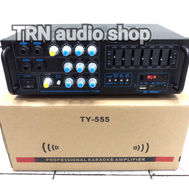 0H0Q Amplifier Mixer  Karaoke  Ty 555 Bluetooth Equaliser J0Aw