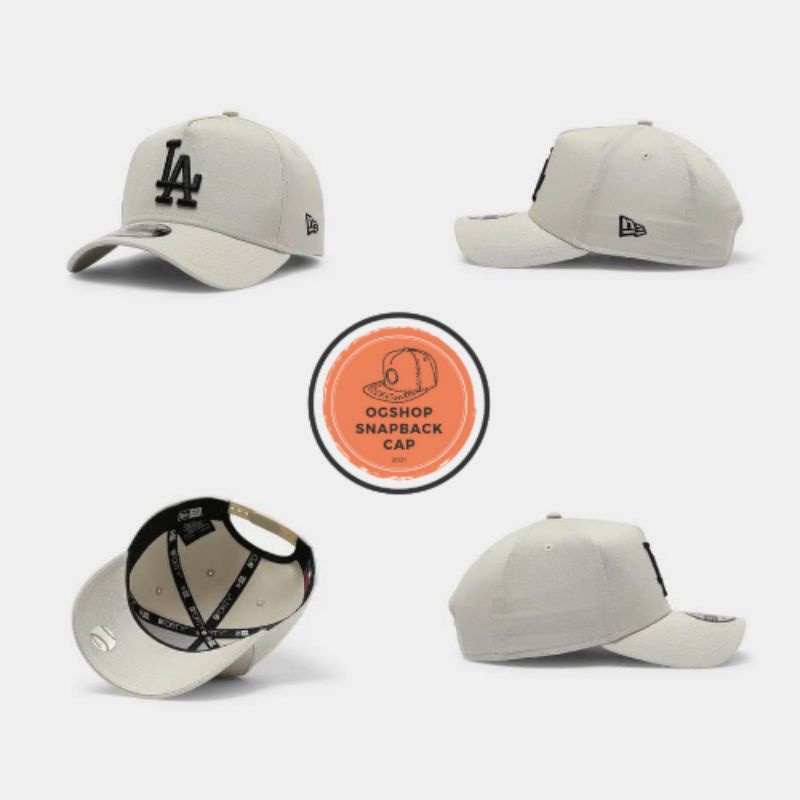 Topi baseball MLB & Topi snapback cap LA Putih / Kualitas high premium New Era - Ogshoper.id Bandung