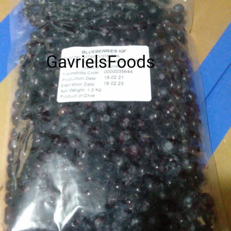 

Blueberry Frozen Import Repack 1 Kg