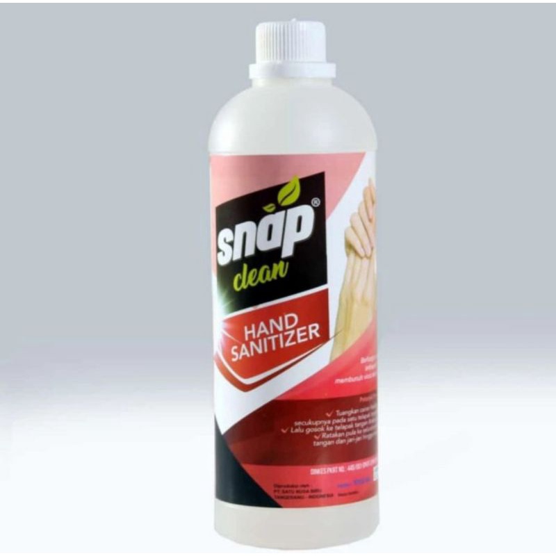 snap clean hand sanitizer 1L