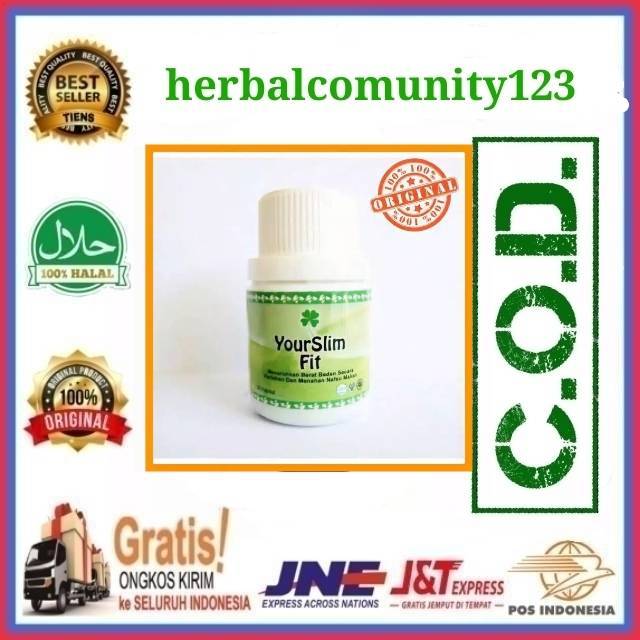 Yourslim Fit - YS Fit - Your Slim Fit - Bukan Slim Fast - Obat Pelangsing Badan - Obat Diet Herbal