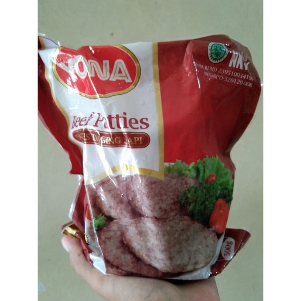 

Yona Beef Patties 500 gram