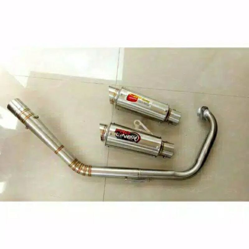 Knalpot racing cld dan proliner leher road rice/jentar satria fu karbu