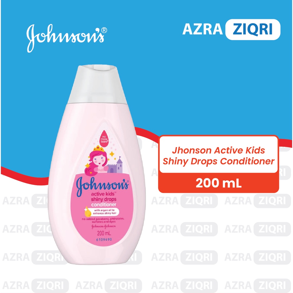 Johnson's Johnson baby kids active kids shiny drops clean and fresh soft smooth gold shampoo