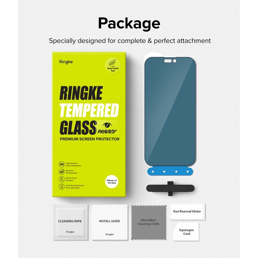 Ringke Privacy Tempered Glass Iphone 14 Pro Max / Pro / Iphone 14 Plus