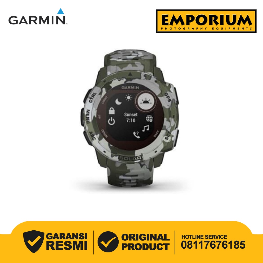 Garmin Instinct Solar Camo Lichen