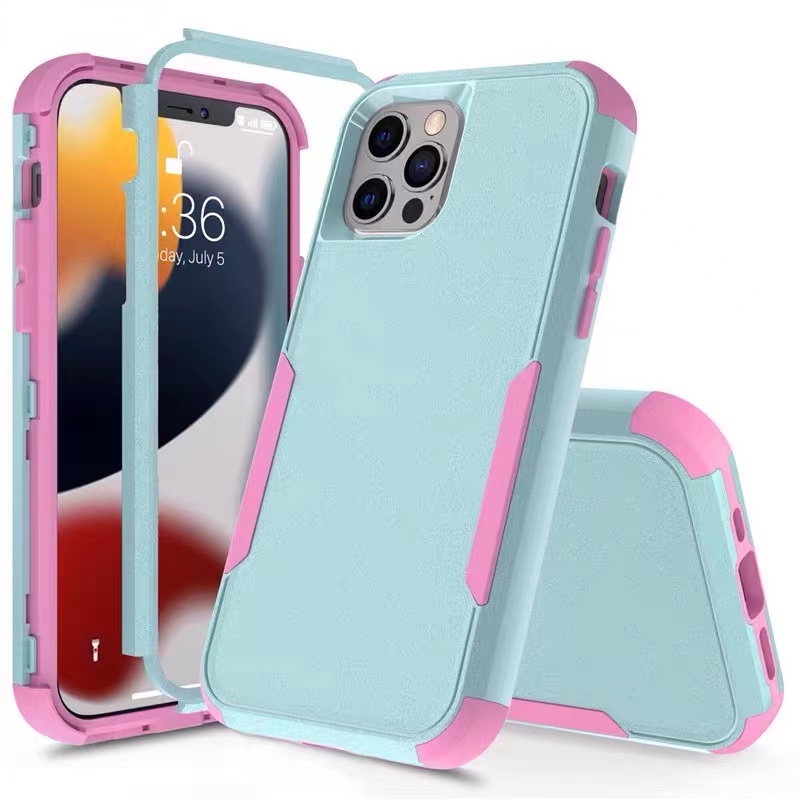 Casing Hardcase iPhone 13 14 Pro Max 12 Pro Max Mini XS Max XR X 11 Pro Max 7 8 Plus Shockproof Motif Militer