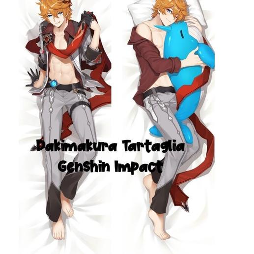 Stok terbatas.. Dakimakura Tartaglia Genshin Impact (Dakimakura Childe)