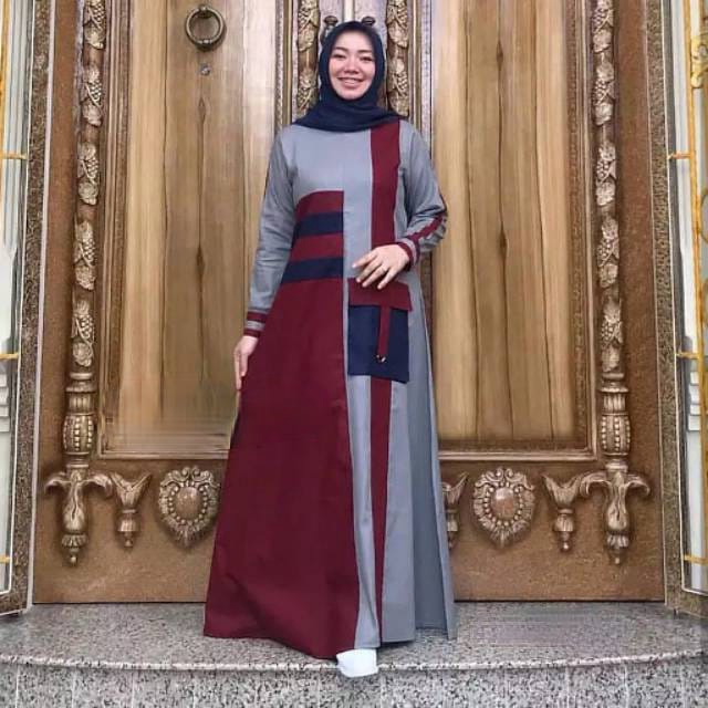 SUPPLIER GAMIS JUMBO TERMURAH / Qilla maxy S M L XL XXL XXXL 5L R_PROJECT