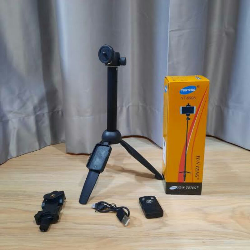Tongsi + Tripod dan Remot Yunteng YT-9928